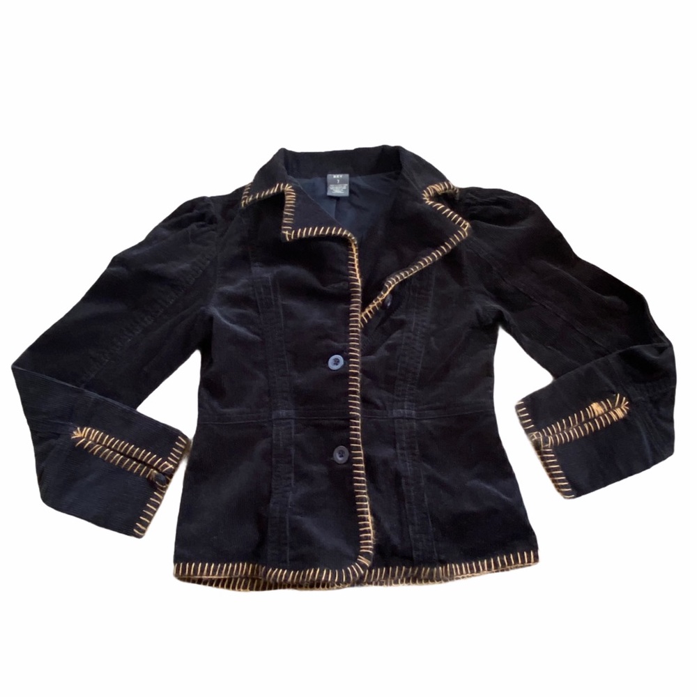 Girls Copper Key corduroy embroidered jacket